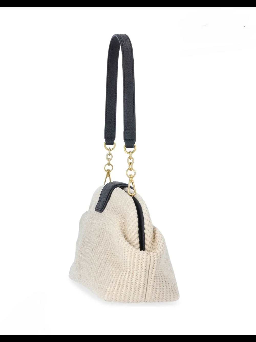 Free Assembly Women's Textured Clutch Handbag, Straw NWT